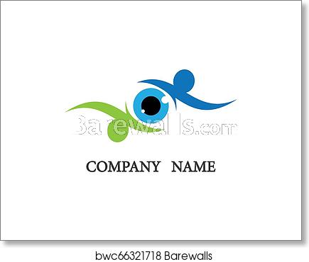 435x370 Eye Logo Vector Icon, Art Print Barewalls Posters Prints