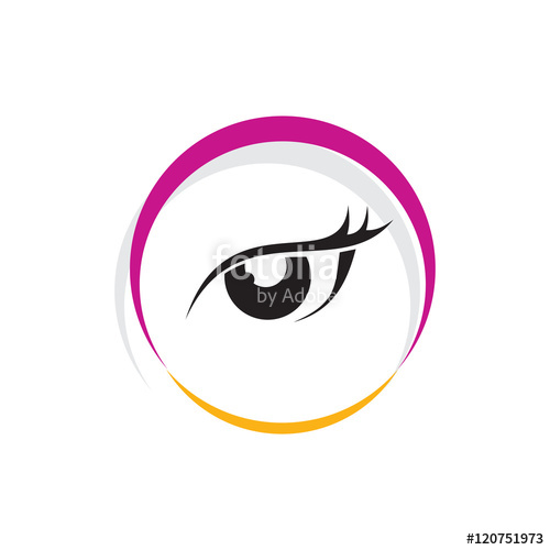500x500 Female Eye Logo Vector Icon Stock Image And Royalty Free Vector