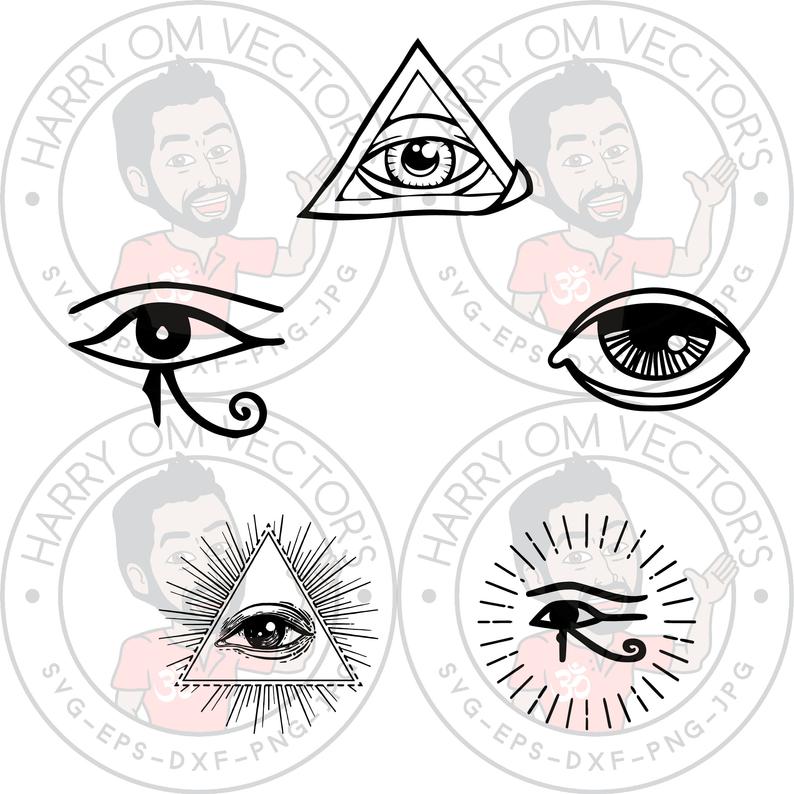 794x794 Eye Vector Dxf For Silhouette Cameo Or Cricut Esoteric Etsy