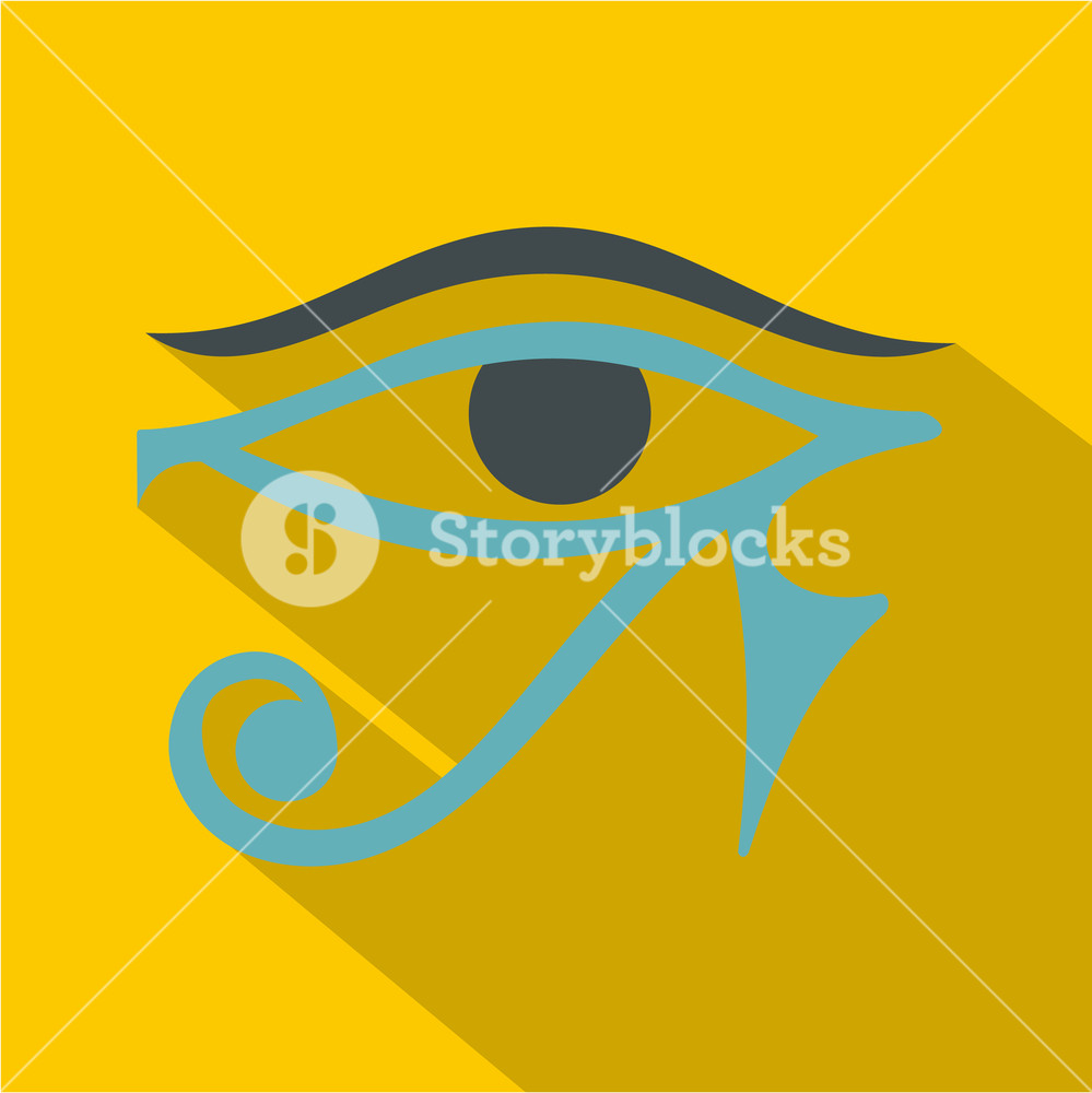 999x1000 Eye Of Horus Icon Flat Illustration Of Eye Of Horus Vector Icon