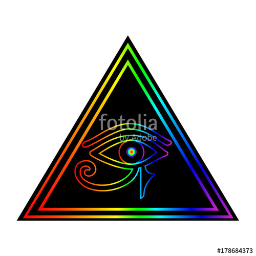 500x500 The Eye Of Horus Vector Illustration Stock Image And Royalty