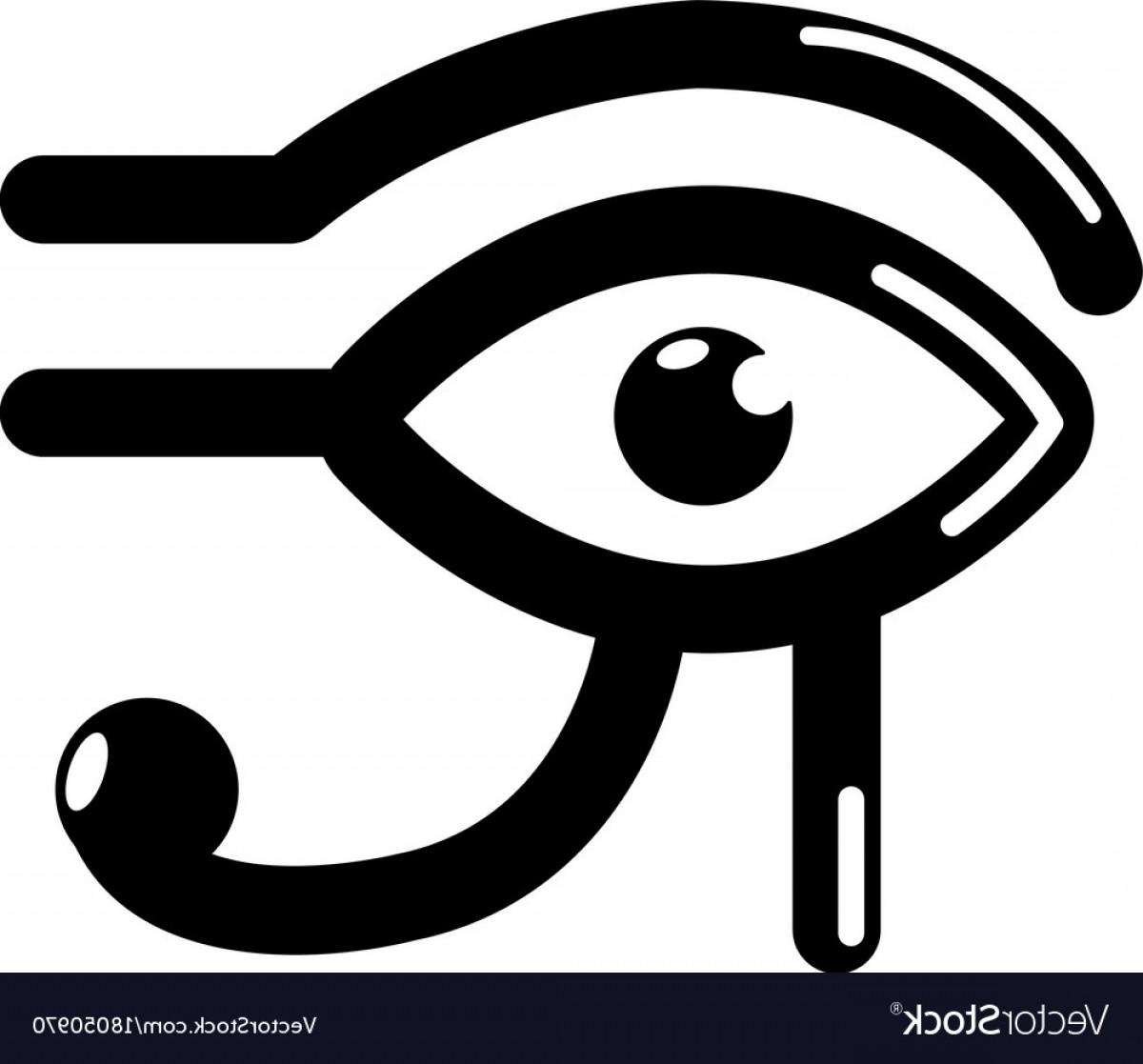 1200x1117 Eye Horus Icon Simple Black Style Vector Createmepink