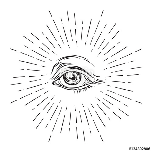 Hand Drawn Grunge Sketch Eye Of Providence Masonic Symbol All 500x500 Hand Drawn Grunge Sketch Eye Of Providence Masonic Symbol All