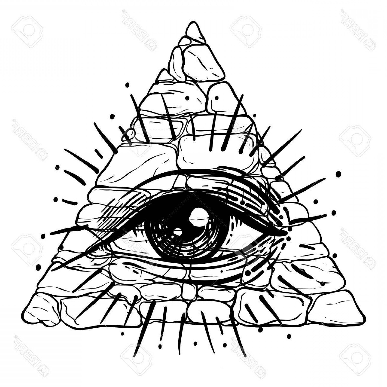 Pyramid With Eye Of Providence Vector Createmepink 1560x1560 Pyramid With Eye Of Providence Vector Createmepink
