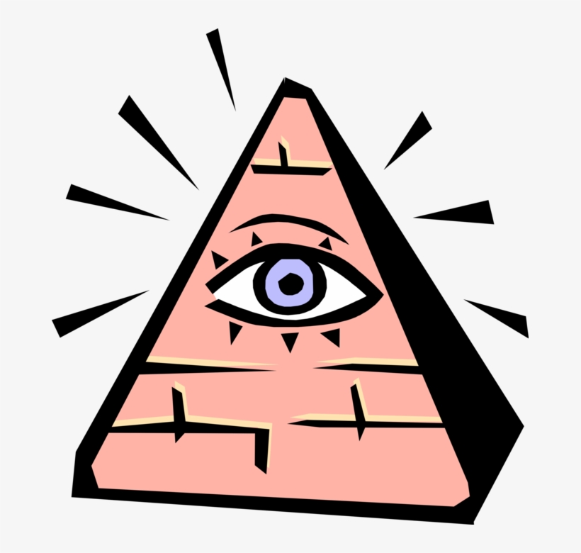 Vector Illustration Of Eye Of Providence All Seeing 820x780 Vector Illustration Of Eye Of Providence All Seeing