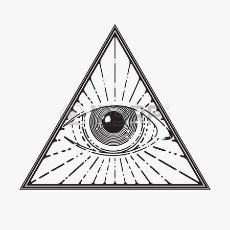 Eye Of Providence All Seeing Eye Symbol, Vector Illustration 450x450 Eye Of Providence All Seeing Eye Symbol, Vector Illustration