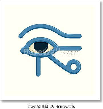 362x382 Eye Of Horus Egypt Deity, Eye Of Ra, Antique Egyptian Hieroglyphic