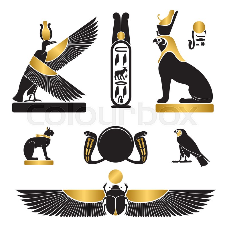 800x800 Set Of Ancient Egypt Silhouettes