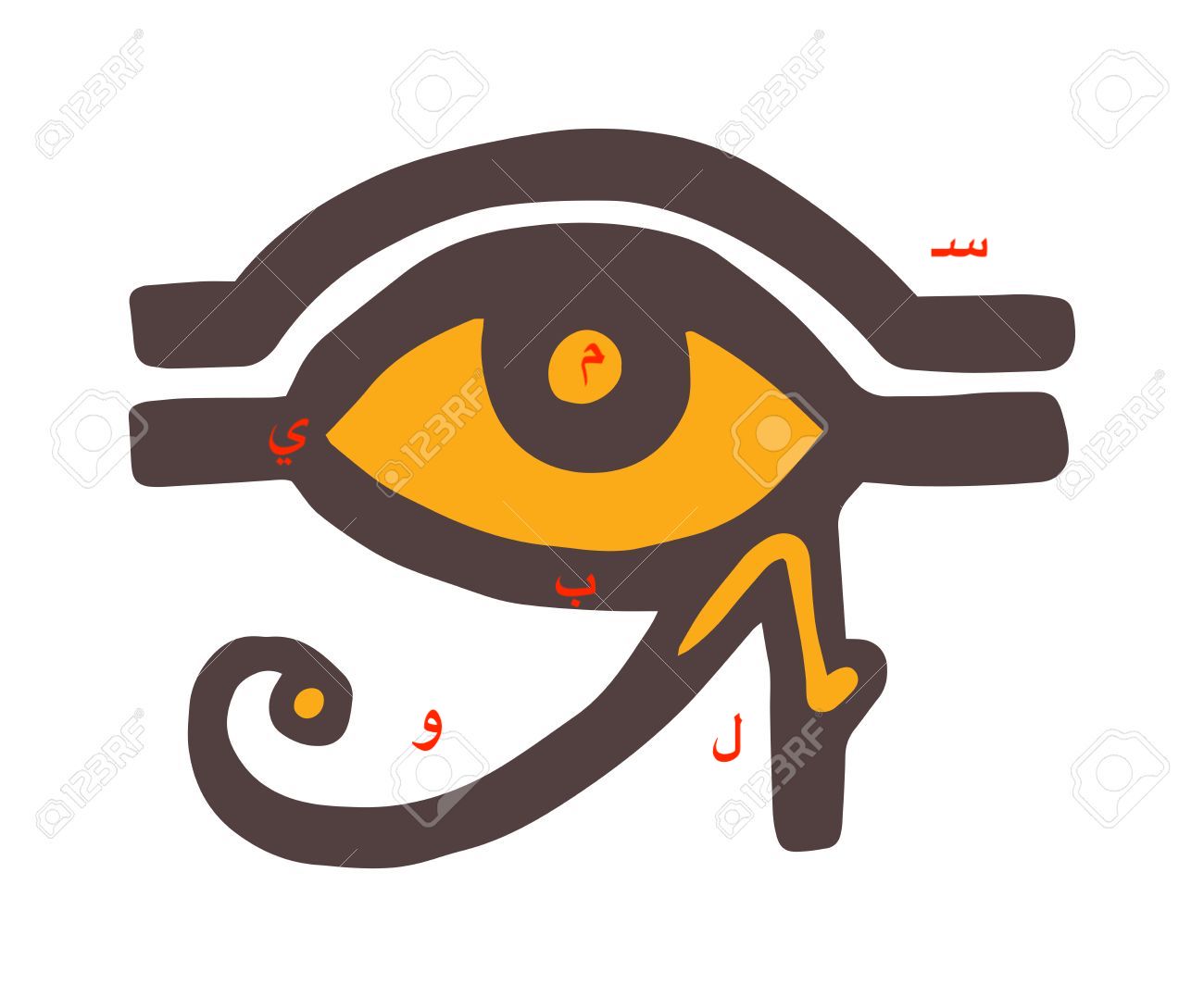 1300x1077 Egypt God Ra Vector Symbol Hand Drawn Set The Lost Prophecy
