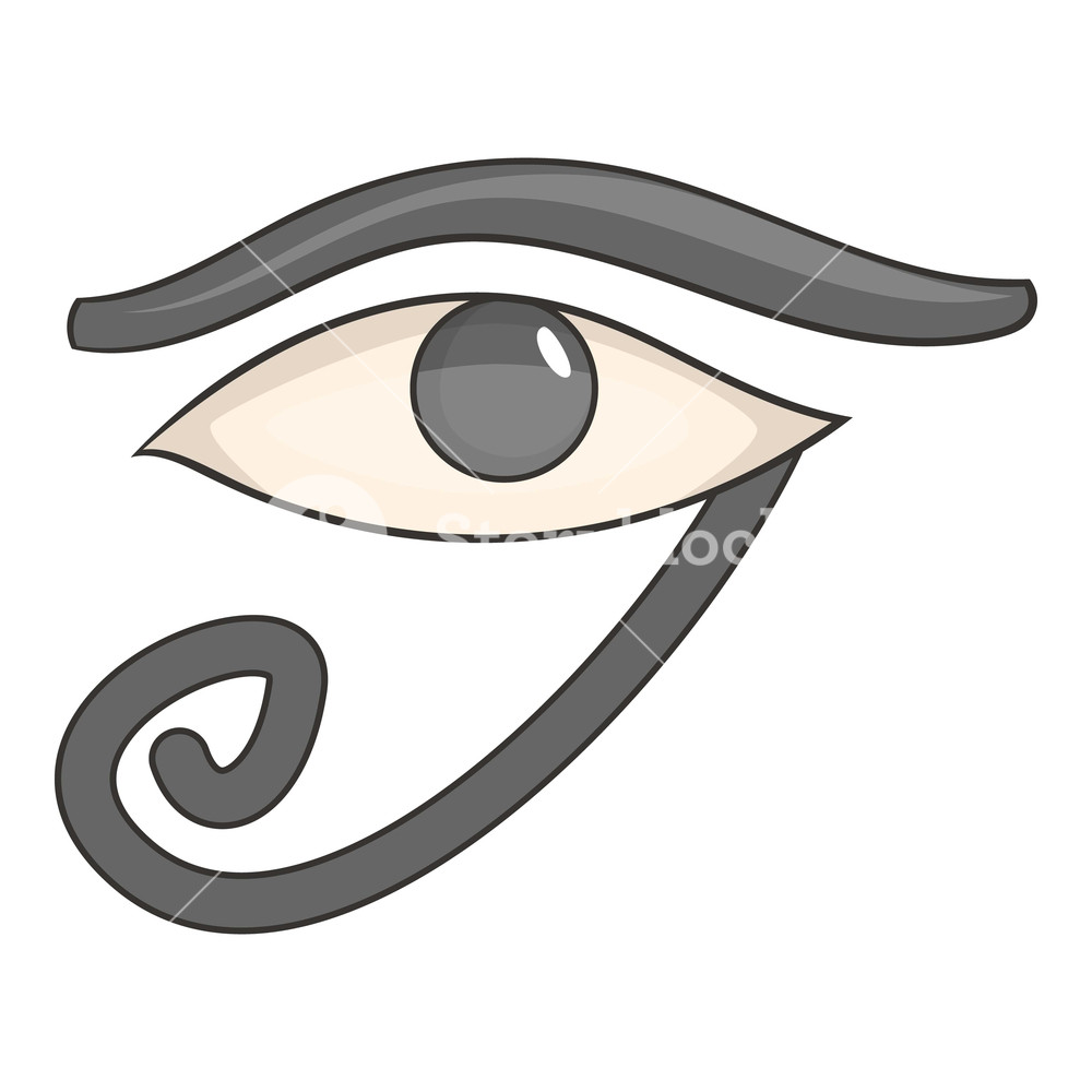 1000x1000 Egypt God Ra Symbol Icon Cartoon Illustration Of Ra Symbol Vector