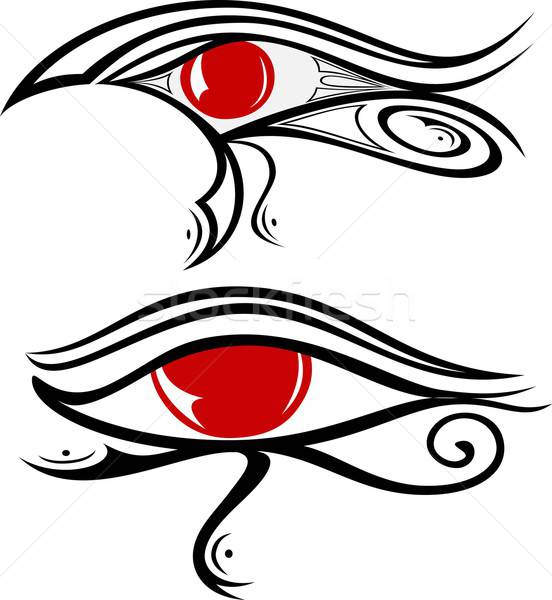 552x600 Egyptian Eye Ra Vector Illustration Ahmed Nassar