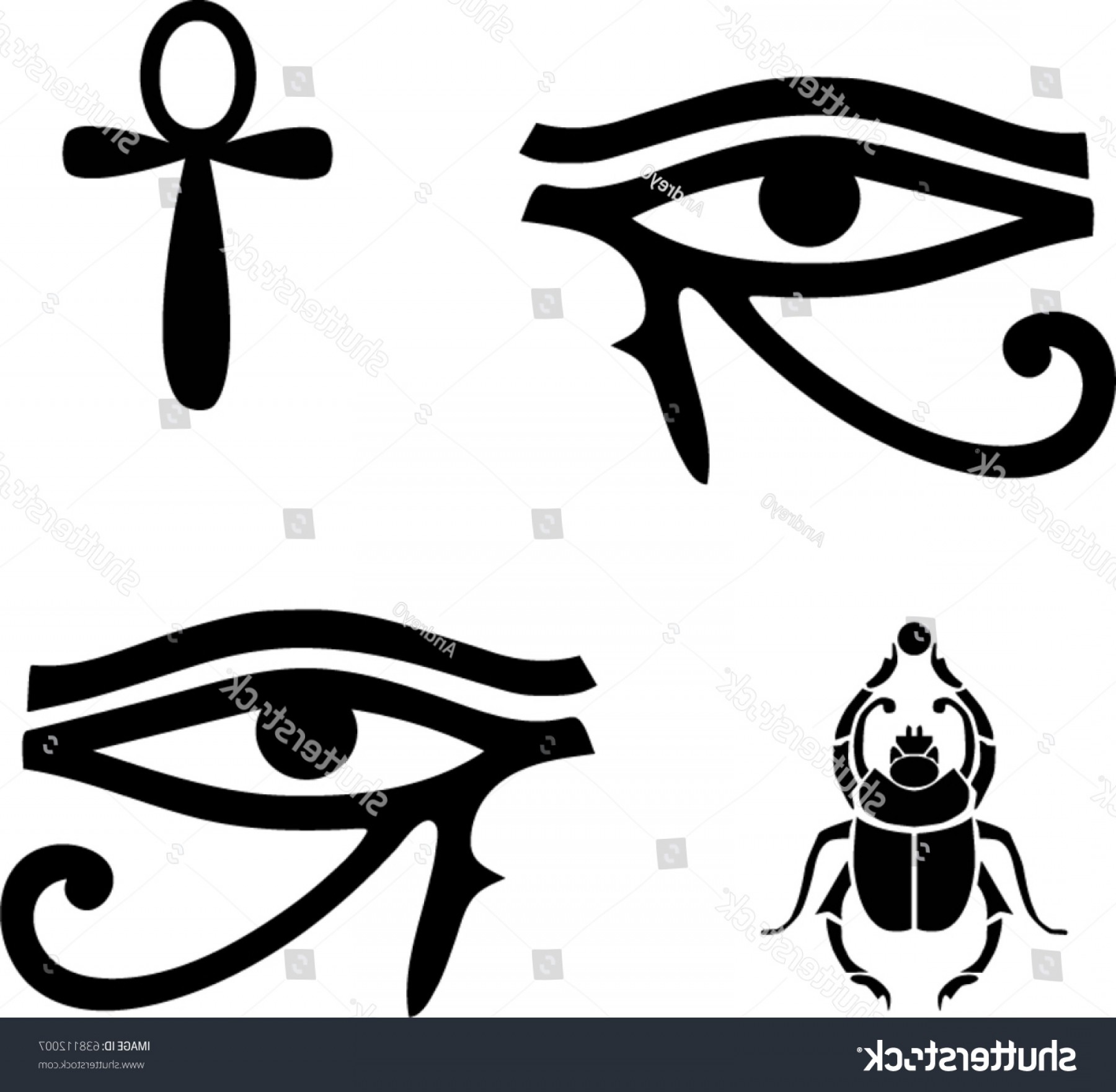 1800x1760 Egyptian Vector Symbols Eye Ra Ankh Catchsplace