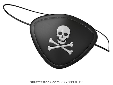 371x280 Pirate With Eye Patch Clipart