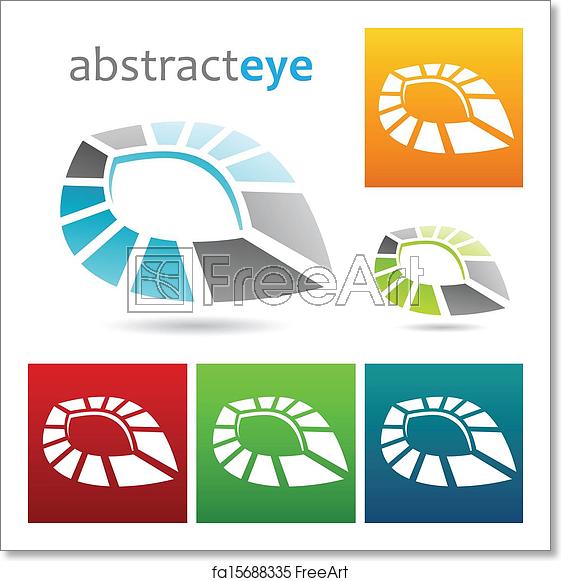 Free Art Print Of Geometric Abstract Eye Shape Vector 561x581 Free Art Print Of Geometric Abstract Eye Shape Vector
