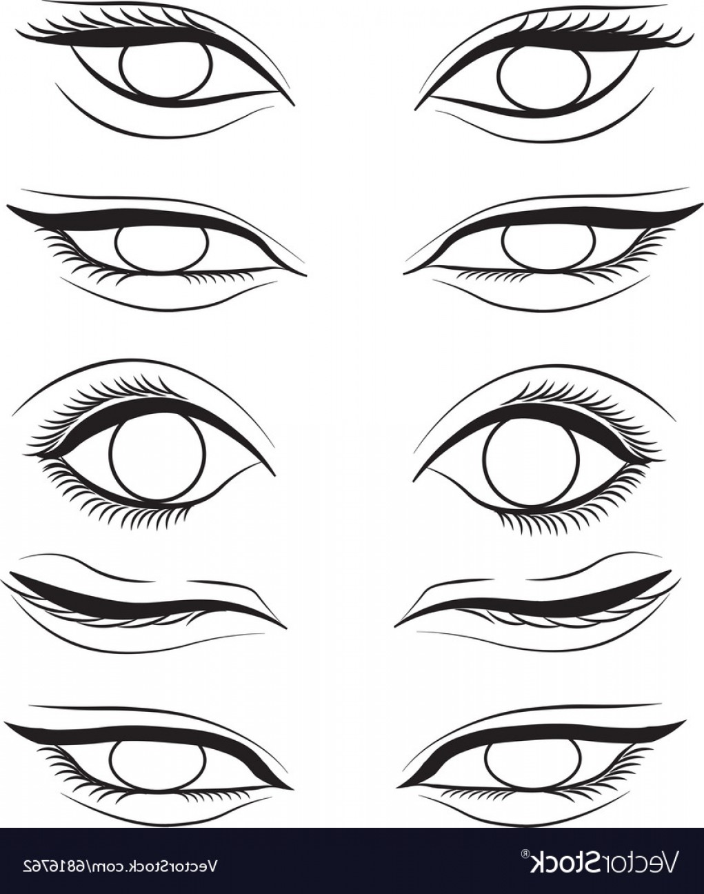 Eye Shape Vector at Vectorified.com | Collection of Eye Shape Vector ...