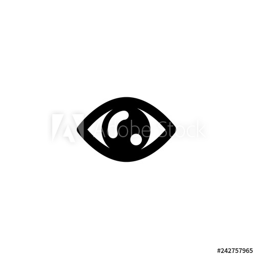 500x500 Human Eye Shape Icon Vector Human Eye Shape Vector Graphic