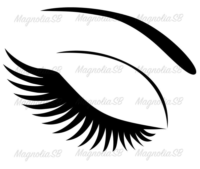 794x673 Eye Eye Dxf Eye Clipart Long Lashes Cutting Etsy