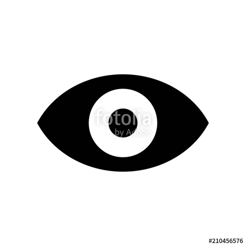 500x500 Eye Icon Vector Icon Simple Element Illustration Eye Symbol