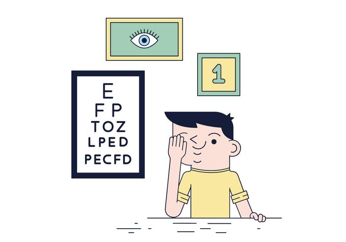 700x490 Free Eye Test Vector