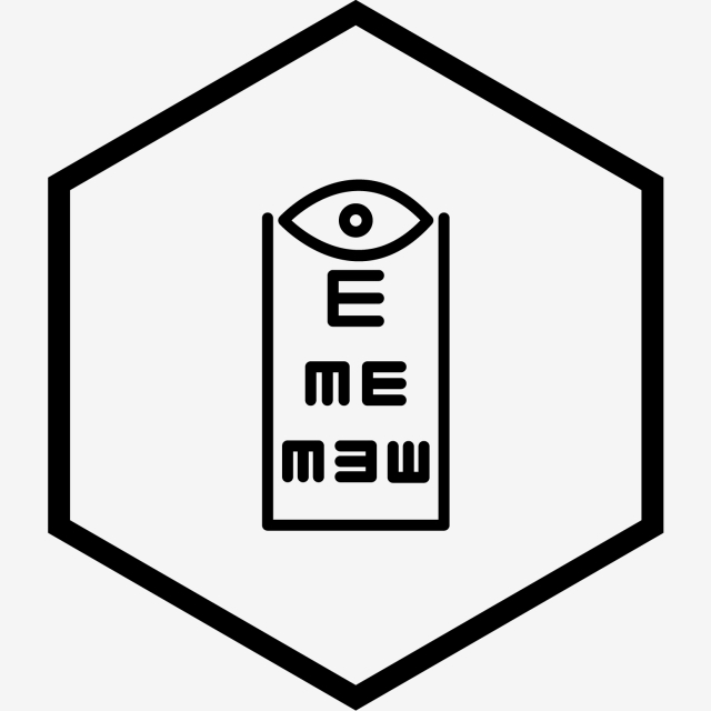 640x640 Vector Eye Test Icon, Eye, Eye Test, Optometrist Png And Vector