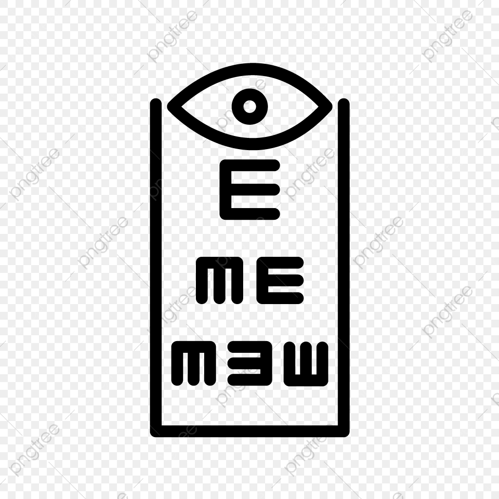 1024x1024 Vector Eye Test Icon, Eye Test Icon, Eye Test, Eye Png And Vector