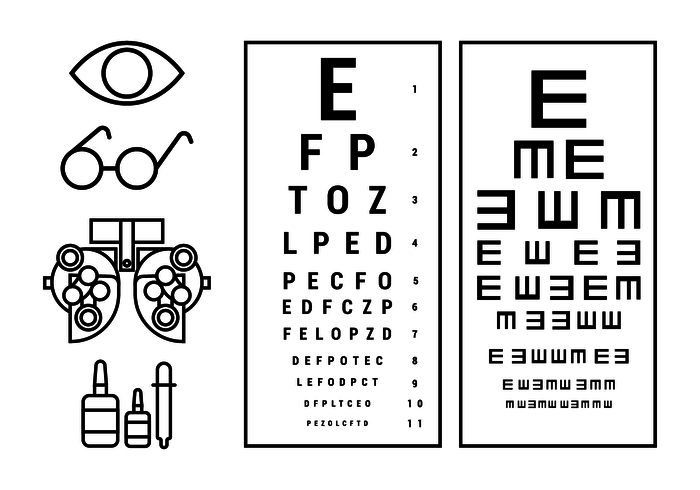 700x490 Eye Test Vector