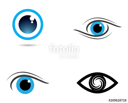 500x400 Eye Vector Icon Stock Image And Royalty Free Vector