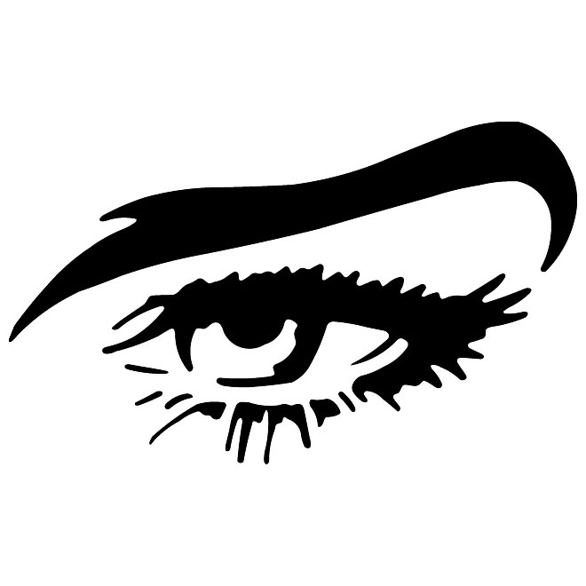 660x660 Female Eye Vector Clip