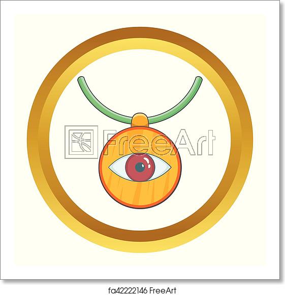 561x581 Free Art Print Of Amulet Against The Evil Eye Vector Icon Amulet