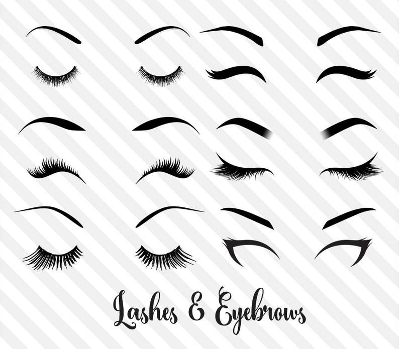 794x695 Lashes And Eyebrows Clipart Princess Eye Makeup Eye Vector Etsy