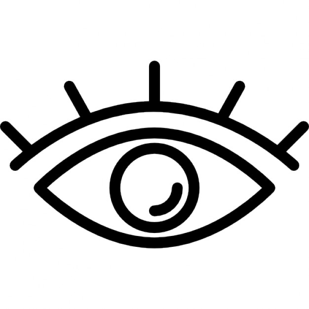 626x626 Eye Vector Icon