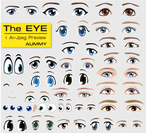 600x549 Vector Eyes Download Free Vector Art Free Vectors