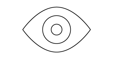400x211 Free Eye Vector Icon Png