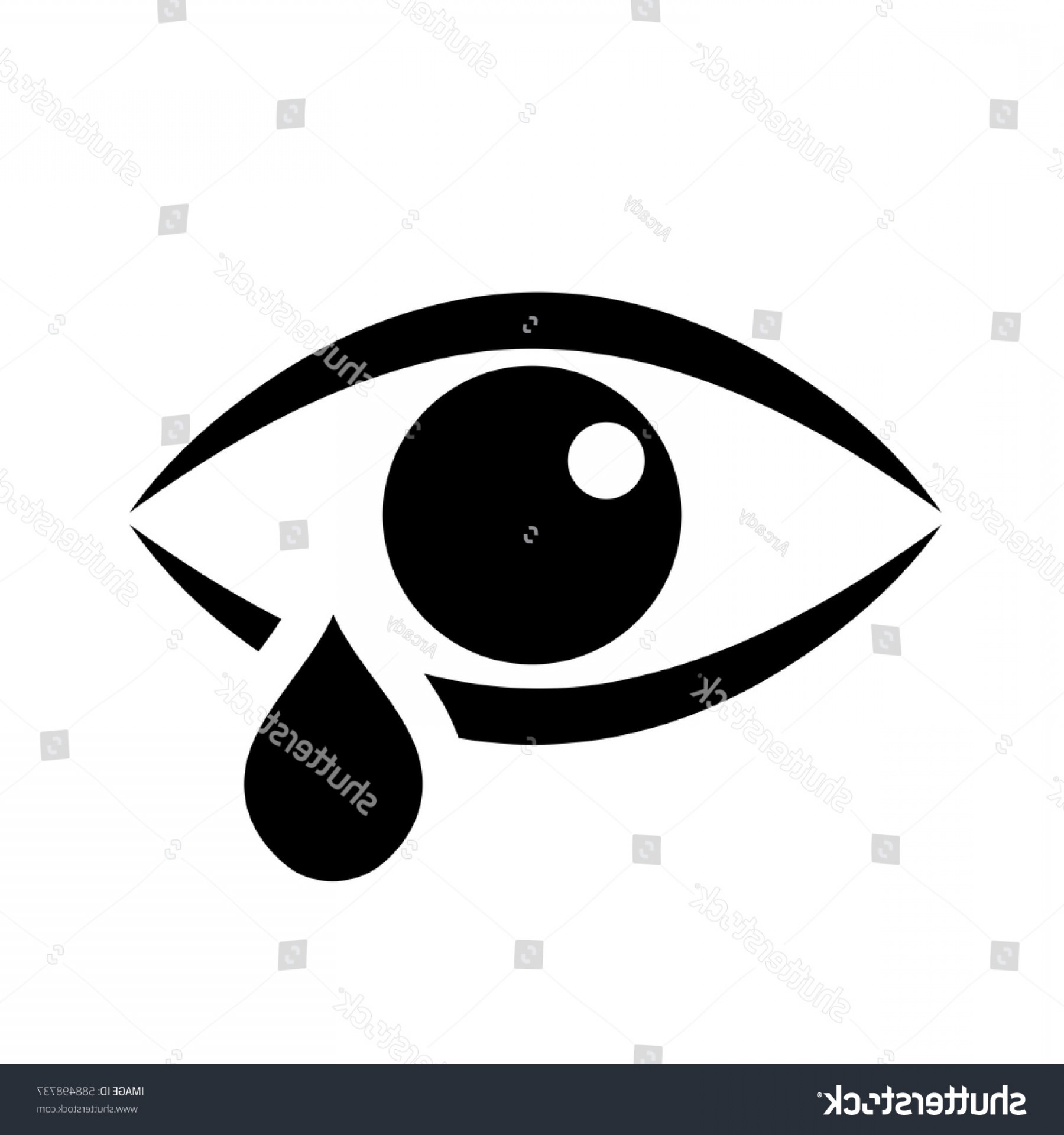 1800x1920 Tear Cry Eye Vector Icon On Soidergi