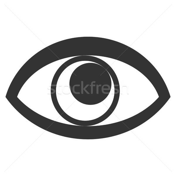600x600 Eye Vector Icon Vector Illustration Victor Ivlichev