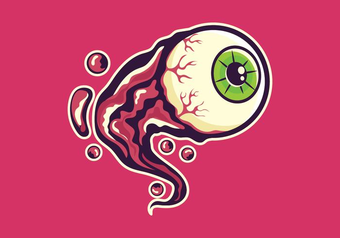 700x490 Eyeball Vector Illustration