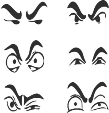 357x368 Cliparts For Free Download Eyebrow Clipart Vector Raised