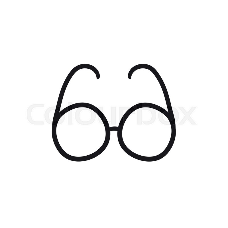 800x800 Eyeglasses Vector Sketch Icon Isolated Stock Vector Colourbox