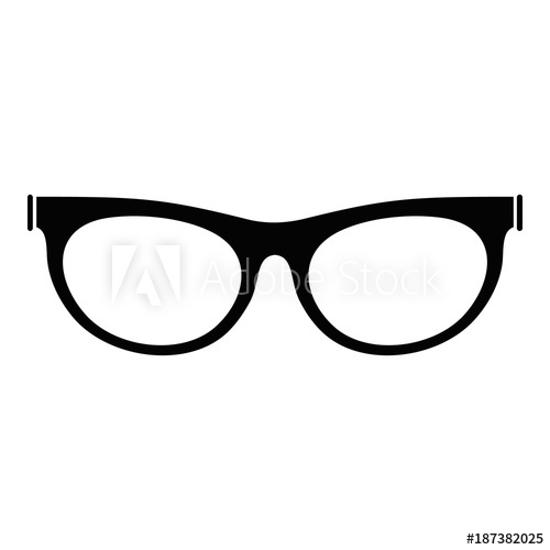 500x500 Farsighted Eyeglasses Icon Simple Illustration Of Farsighted