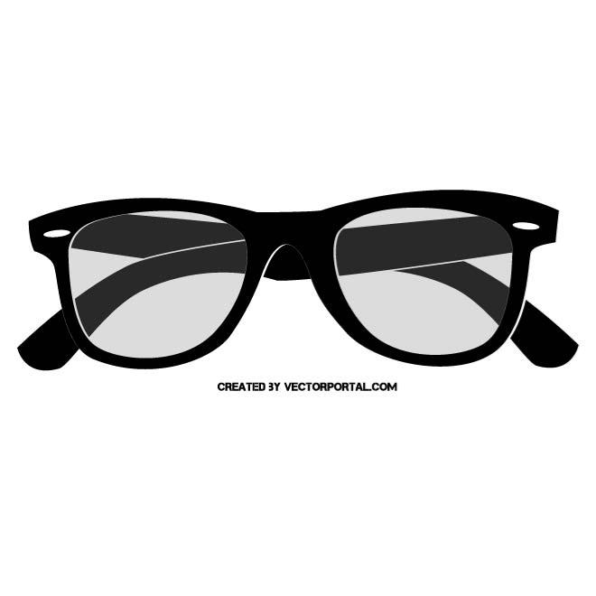 660x660 Eyeglasses Vector Image