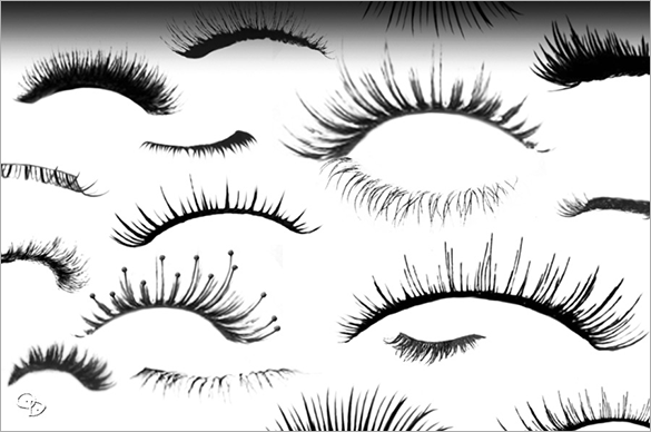 Eye And Eyelash Photoshop Brushes 585x388 Eye And Eyelash Photoshop Brushes