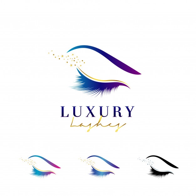Luxury Eye Lashes Logo Vector Premium Download 626x626 Luxury Eye Lashes Logo Vector Premium Download