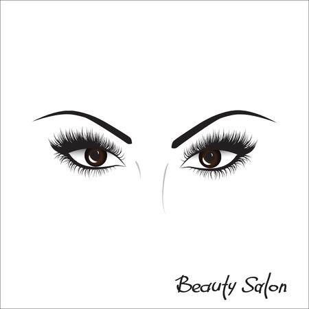 Sample Logo For A Beauty Salon, Beauty Products Eyelash Vector 450x450 Sample Logo For A Beauty Salon, Beauty Products Eyelash Vector