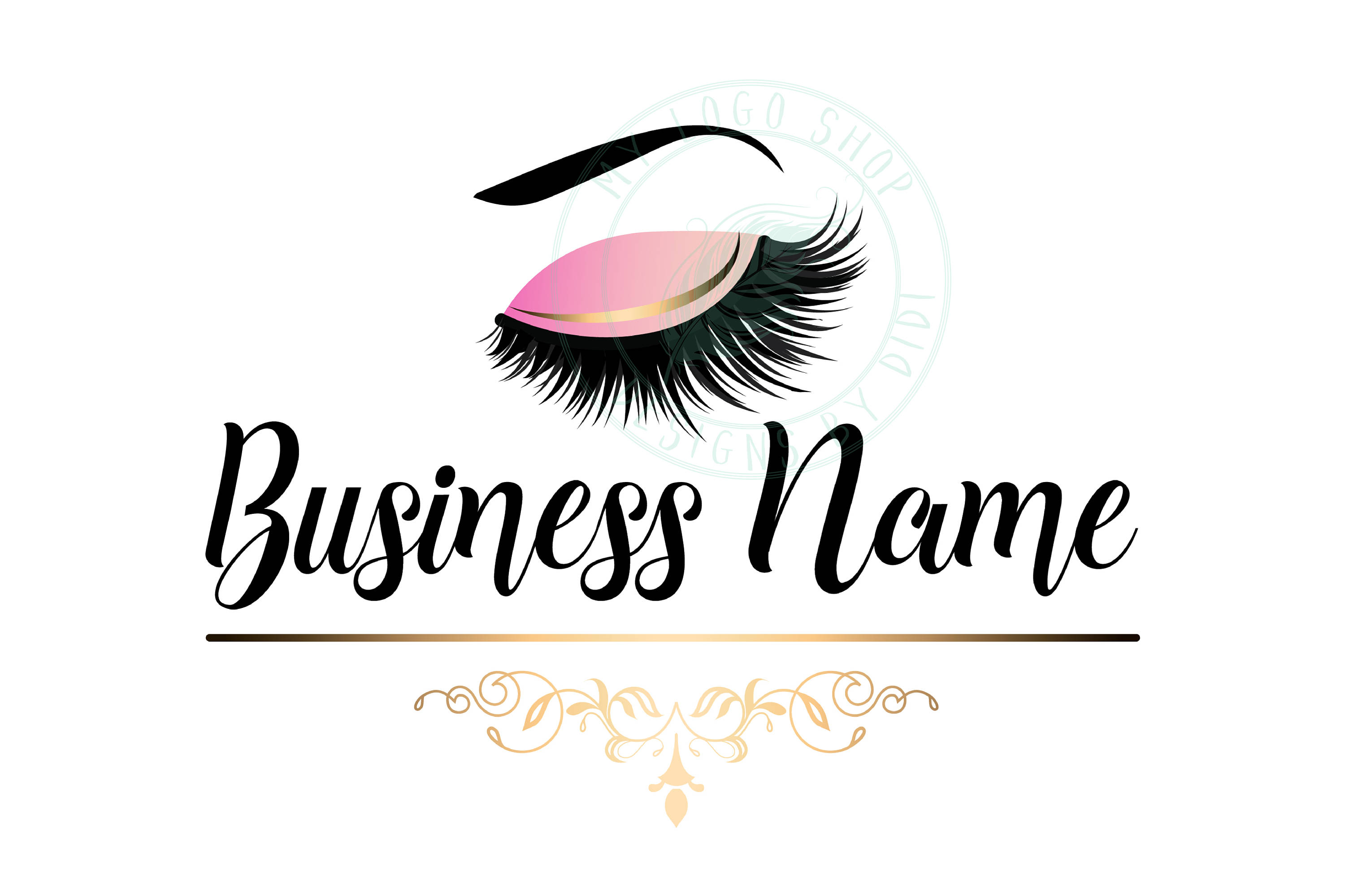 Custom Logo Pink Gold Lashes Logo Eyelash Logo Cosmetics Etsy 3000x2000 Custom Logo Pink Gold Lashes Logo Eyelash Logo Cosmetics Etsy