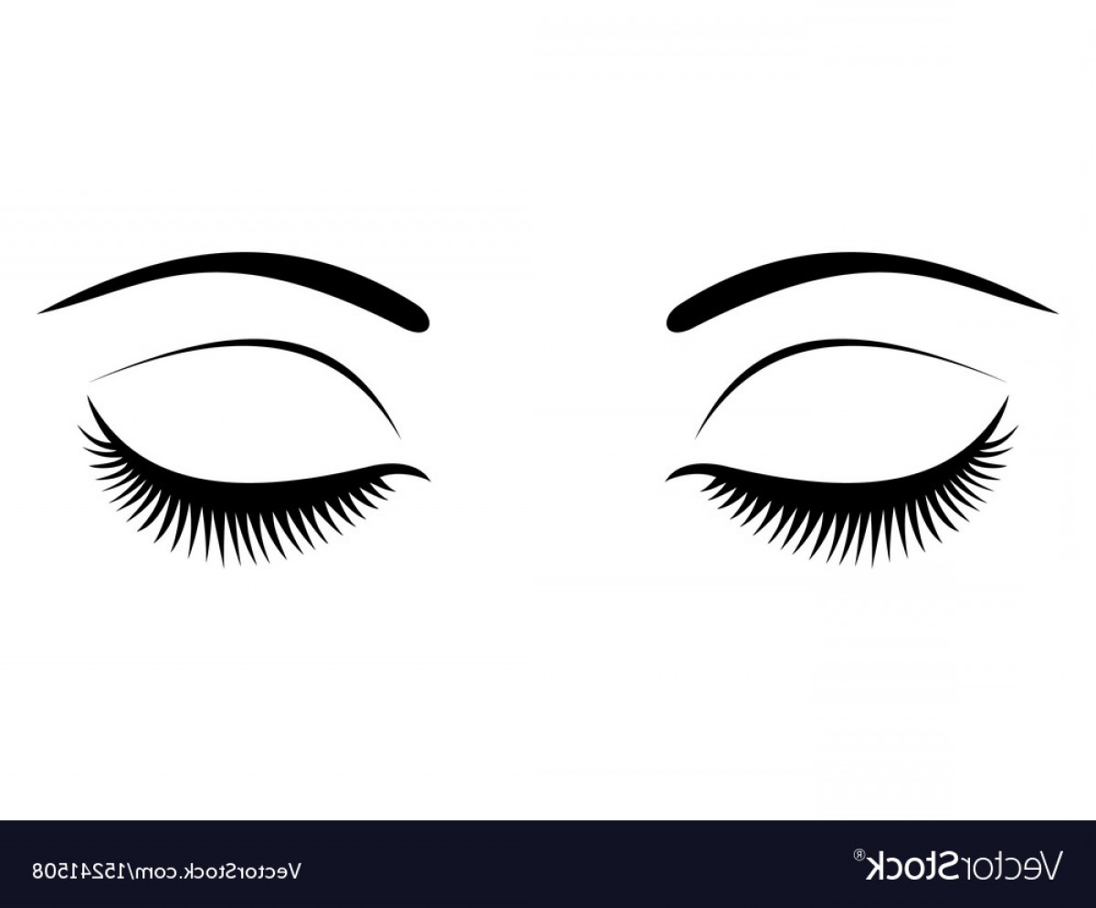 Closed Eyes With Black Eyelashes On A White Vector Soidergi 1200x994 Closed Eyes With Black Eyelashes On A White Vector Soidergi