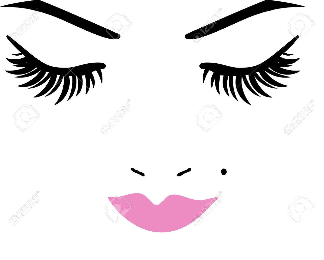 1300x1043 Eye With Lashes Clipart Free Collection