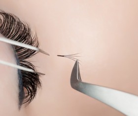 280x235 Eyelashes Vector