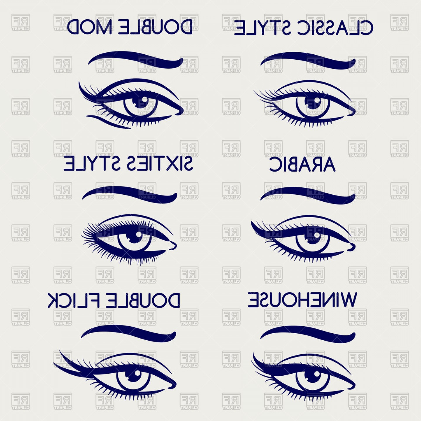 1440x1440 Woman Eyes Makeup Eyeliner Makeup Vector Clipart Hoodamathrun