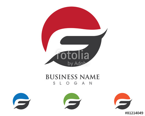 500x400 F Logo Template Stock Image And Royalty Free Vector