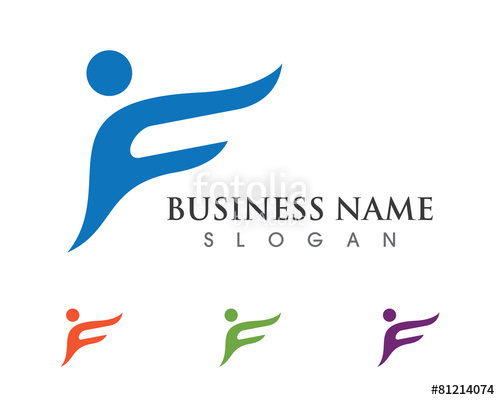 500x400 F Logo Template Stock Image And Royalty Free Vector